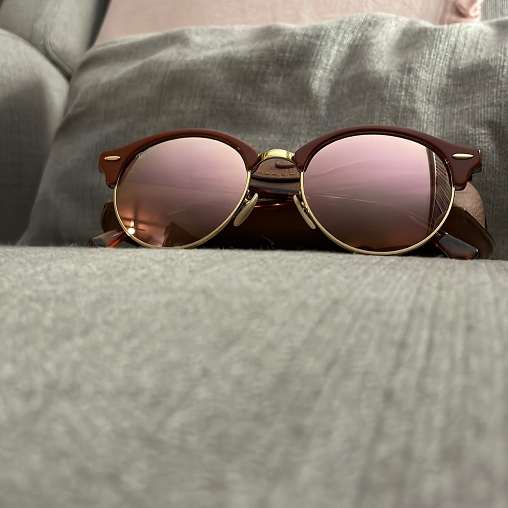 Like New Ray Ban Mirrored Club Master